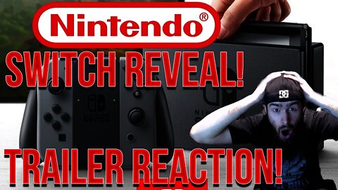 Nintendo Switch Reveal Trailer Reaction!! - MOST EPIC REACTION! Guy Jumps On Chair Multiple Times!