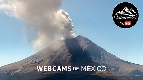 Popocatepetl Huge Ash Plume