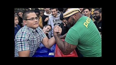 Can You Beat This SCHOOLBOY at ARM WRESTLING ? 2.0