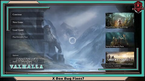 Assassin's Creed Valhalla- X Box Bug Fixes?