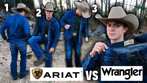 ARIAT VS WRANGLER • Testing 3 Boot Cut Jeans! • Vintage Boot Cut • Clothing Review 2022