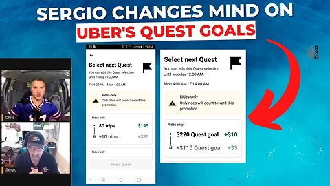 Sergio CHANGES Mind Regarding The NEW Uber Quest Bonus