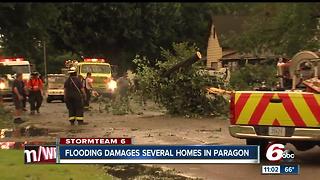 Flooding damages several homes in Paragon