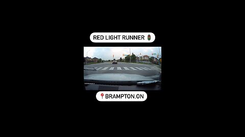 Vehicle Runs Red Light