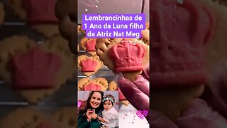 Lembrancinhas do Primeiro Aniversário da Luna filha da Cantora Naty Meg - Foi o Maior Sucesso !!