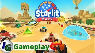 Starlit Kart Racing Gameplay on Xbox