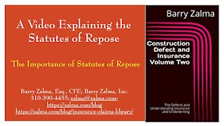 A Video Explaining the Statutes of Repose