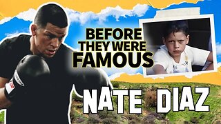 Nate Diaz | Before They Were Famous | Untold Stories From Streets to Stardom Before Jake Paul Fight