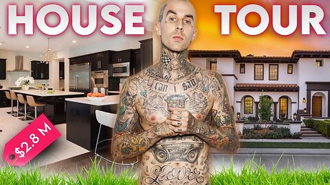 Travis Barker | House Tour | Mansión en Calabasas y más 🏡