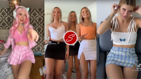 TikTok Sexy Dance Compilation - Hot Women In Tight Mini Skirts, Short Skirts, Micro Skirts #1