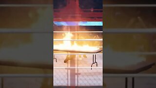 🤯😳 Vince McMahon Destroys Triple H with Table On Fire Wwe 2k23 #wrestling #fight #wwe