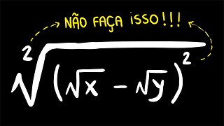 Como cortar raízes quadradas de números ao quadrado? | EP.007