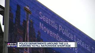 Police Departments around the US working to fill nationwide shortage