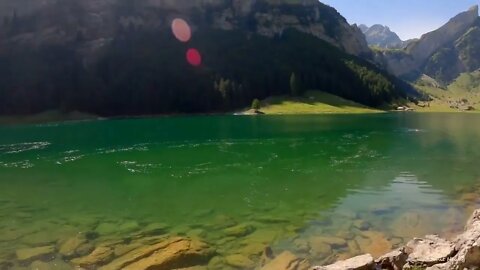 This place is very relaxing Seealpsee, one of the best places in Switzerland &&& 12