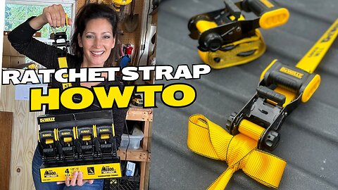 WHAT TO DO WITH THE LOOSE ENDS OF YOUR RATCHET STRAPS, NEATLY WRAP FOR STORAGE A Step by Step GUIDE