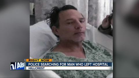 Police searching for patient who left hospital in Hillcrest