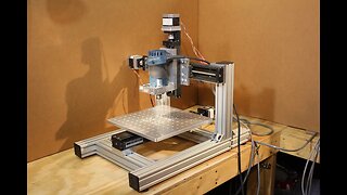 Homemade DIY CNC - KR33 Mini CNC System - 1st Test Cut - Neo7CNC.com