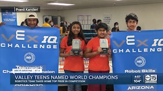 East Valley teens win robotics world championship