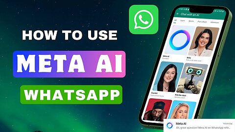 Whatsapp ai Chatbot | Whatsaap ai feature | Whatsaap new update | meta ai