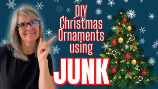 7 Ways To Make DIY Christmas Ornaments Out Of Household Junk