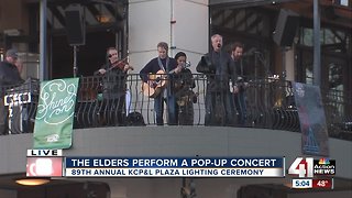 The Elders perform a pop-up concert