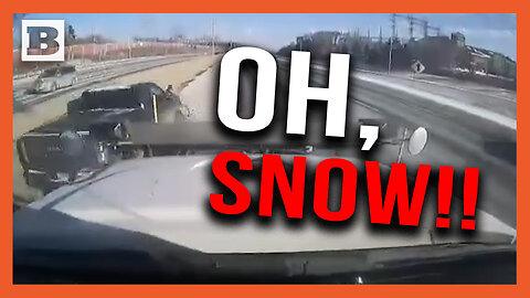 Oh, Snow!! — Ohio Truck Rams into Snowplow