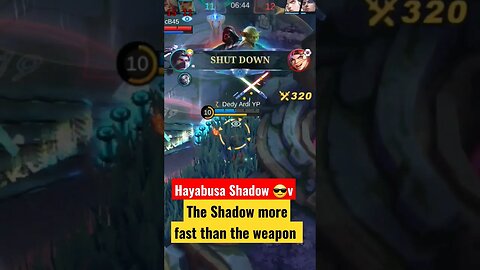 Hayabusa shadow skill slain everybody #mobilelegend #razimaruyama #mlbb #hayabusa #shadow