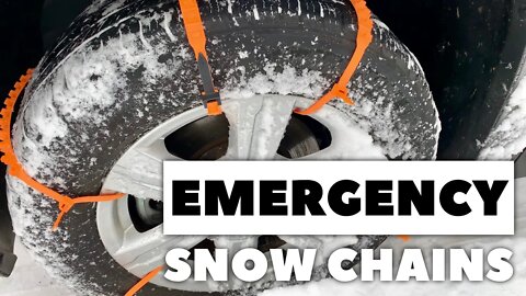 How to Free Your Car from Snow with Emergency Zip Tire Chains