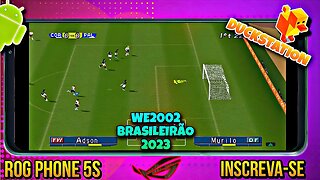 WE2002: BRASILEIRÃO 2023 PS1 ANDROID: Nostalgia total🎮📱