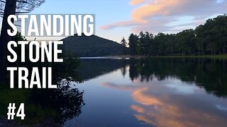 Ultralight Thru Hike of the Standing Stone Trail 2023 Part 4 - Road Walking Rain And Falling