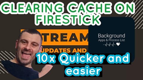 CLEARING CACHE AND SPEED UP YOUR FIRESTICK 10x QUICKER AND EASIER WITH THIS METHOD