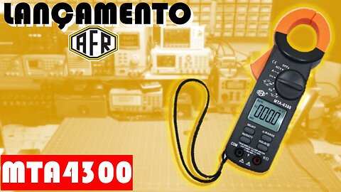 MTA6300 - Garra amperímetro com um formato sensacional, conheça!