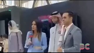 AI robot appears to grope female reporter during live interview in Saudi Arabia