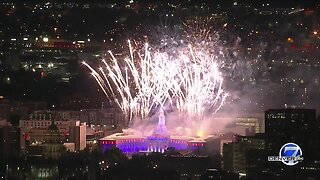Full video: Denver's fireworks display at Civic Center Park