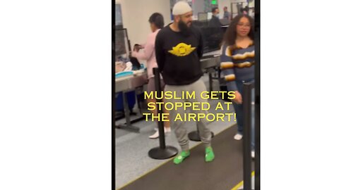 Muslim Gets STOPPED at The Airport! (FUNNY) #shorts