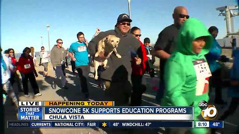 Snow cone 5k celebrates inaugural run