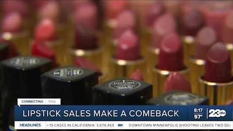 Lipstick sales make a comeback