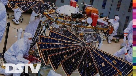 Mars INSIGHT Solar Array Testing At Lockheed Martin