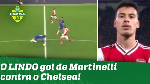 Que arrancada ABSURDA! Martinelli BRILHA e faz LINDO gol em Chelsea x Arsenal!