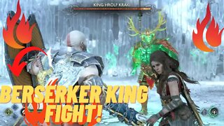 God Of War Ragnarok: King Bersker Fight (Dude Does Not Let Up)
