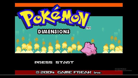 Pokémon Dimensions - Fan-made ROM hack - intro and 1st battles.