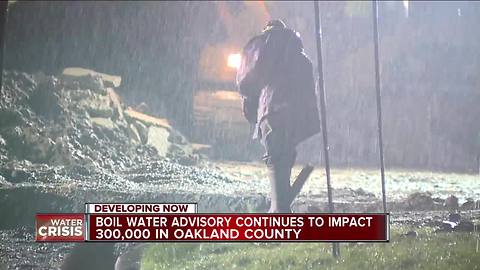 Boil water advisory continues to impact 300K in Oakland County