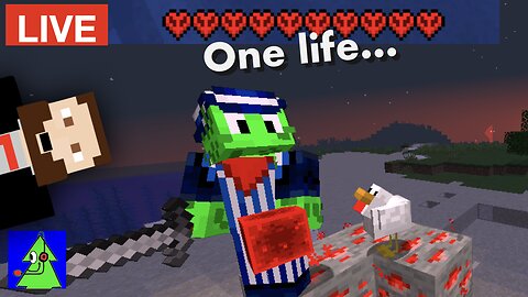 Guy With 200+ Deaths Tries Hardcore Minecraft... - Minecraft Live Stream - Exclusively on Rumble!