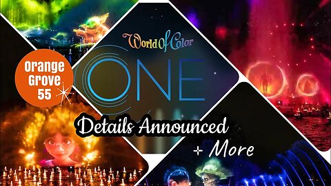 "World of Color ONE" Details Announced + MORE !!