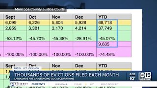 Thousands of evictions filed each month in Maricopa County