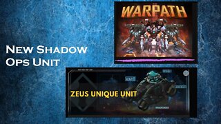 War Commander - Warpath Event, Gear Store Update and Shadow Ops