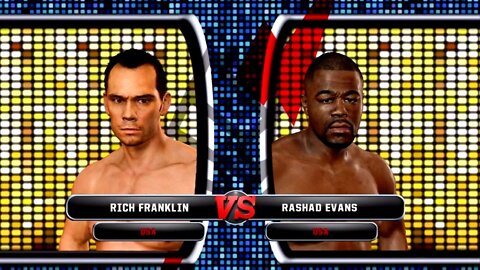 UFC Undisputed 3 Gameplay Rashad Evans vs Rich Franklin (Pride)