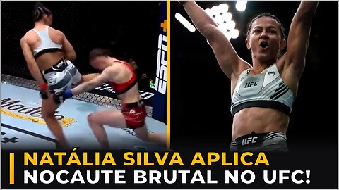 NATÁLIA SILVA APLICA NOCAUTE BRUTAL NO UFC LAS VEGAS 65!