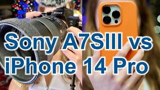 iPhone14 Pro vs Sony A7SIII in 4k UHD
