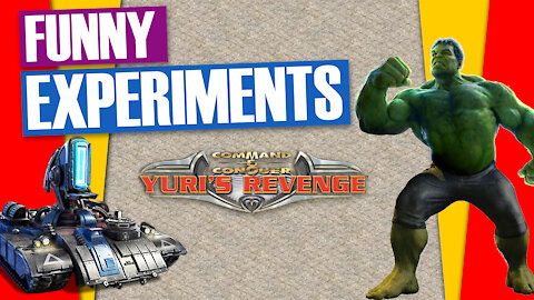 Funny Experiments the strength of the units - Command & Conquer Red Alert 2 Yuri's Revenge